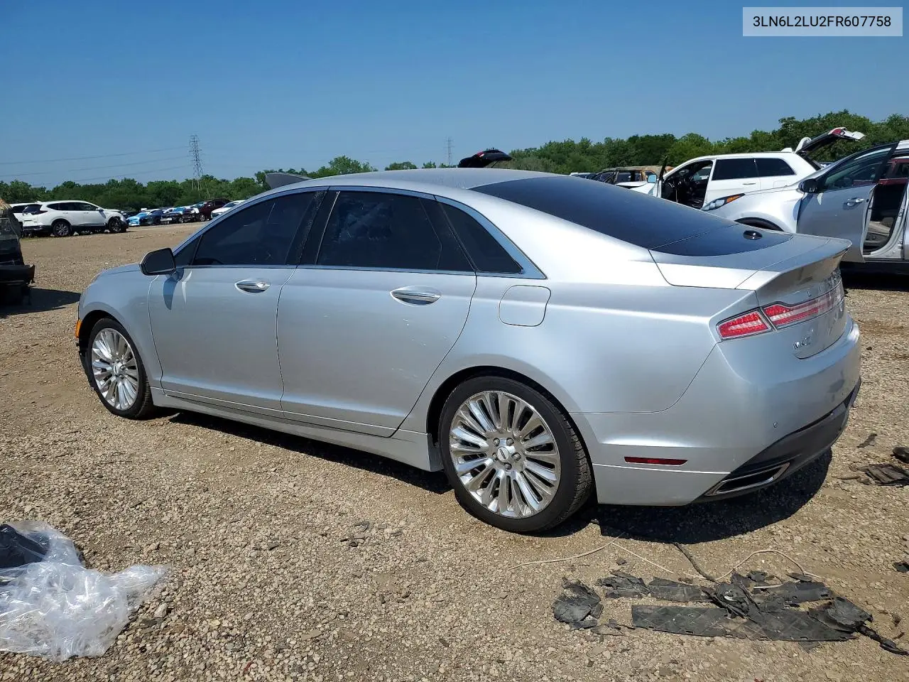 2015 Lincoln Mkz Hybrid VIN: 3LN6L2LU2FR607758 Lot: 60927746