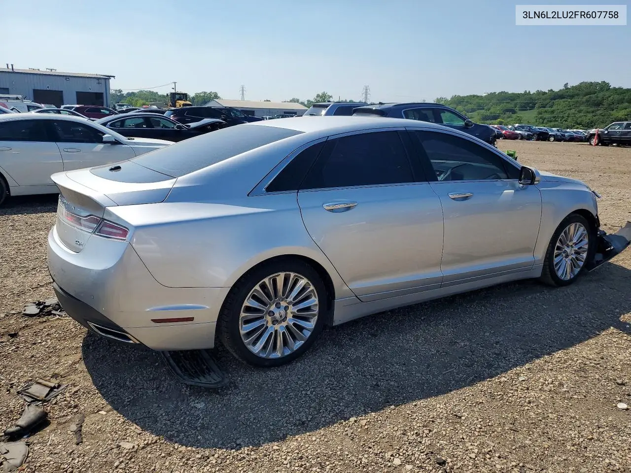 2015 Lincoln Mkz Hybrid VIN: 3LN6L2LU2FR607758 Lot: 60927746