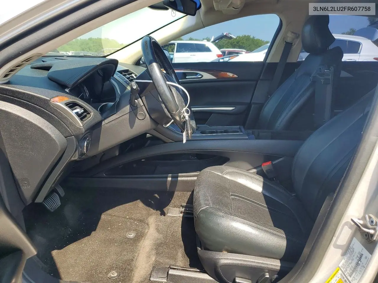 2015 Lincoln Mkz Hybrid VIN: 3LN6L2LU2FR607758 Lot: 60927746
