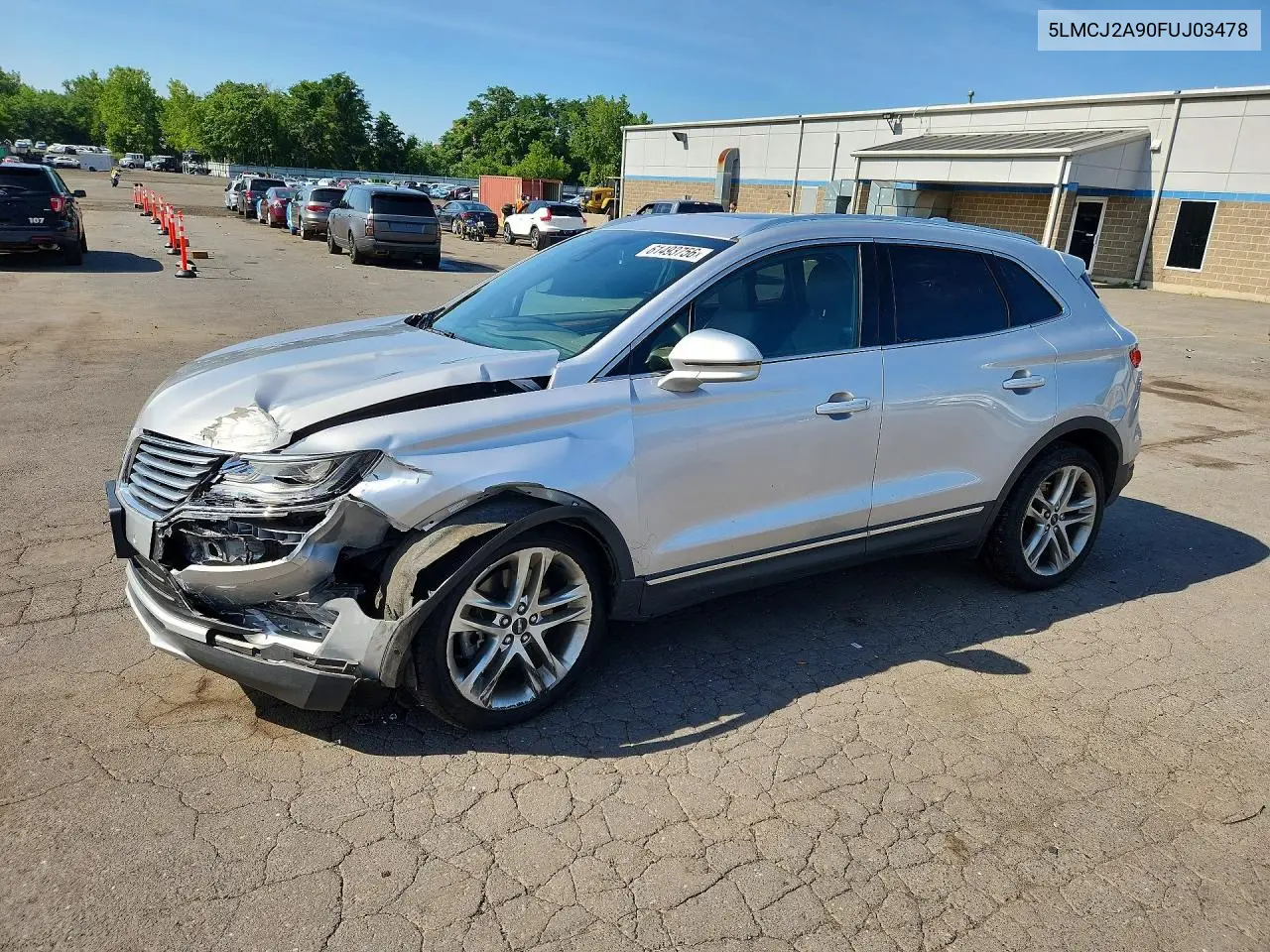 2015 Lincoln Mkc VIN: 5LMCJ2A90FUJ03478 Lot: 61493756
