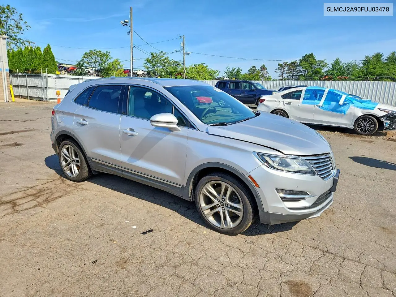 2015 Lincoln Mkc VIN: 5LMCJ2A90FUJ03478 Lot: 61493756