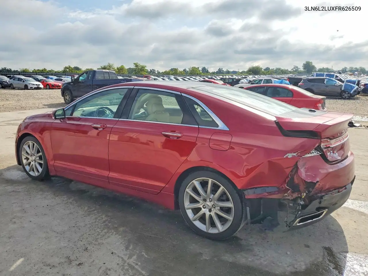 2015 Lincoln Mkz Hybrid VIN: 3LN6L2LUXFR626509 Lot: 61526556