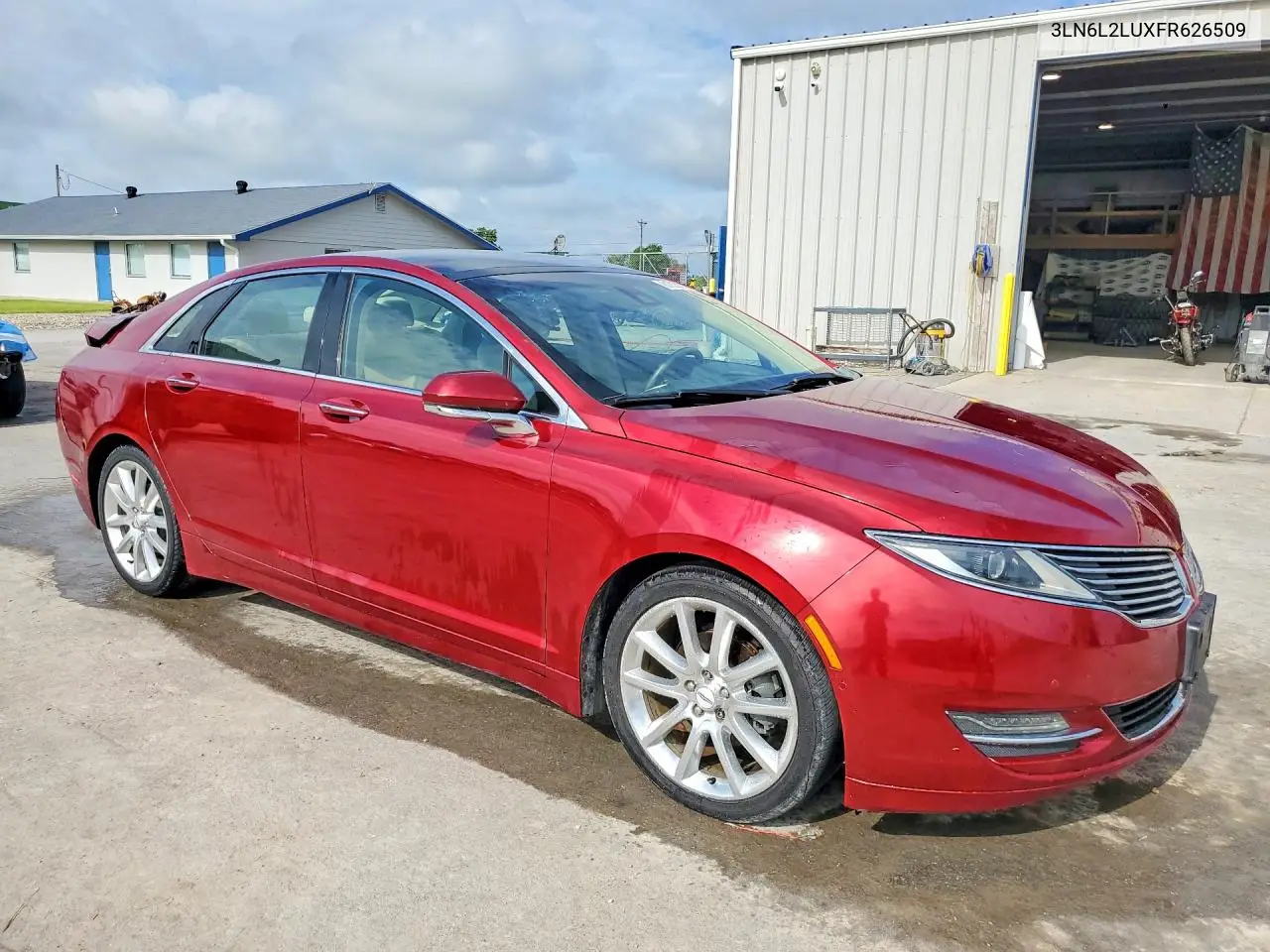 2015 Lincoln Mkz Hybrid VIN: 3LN6L2LUXFR626509 Lot: 61526556