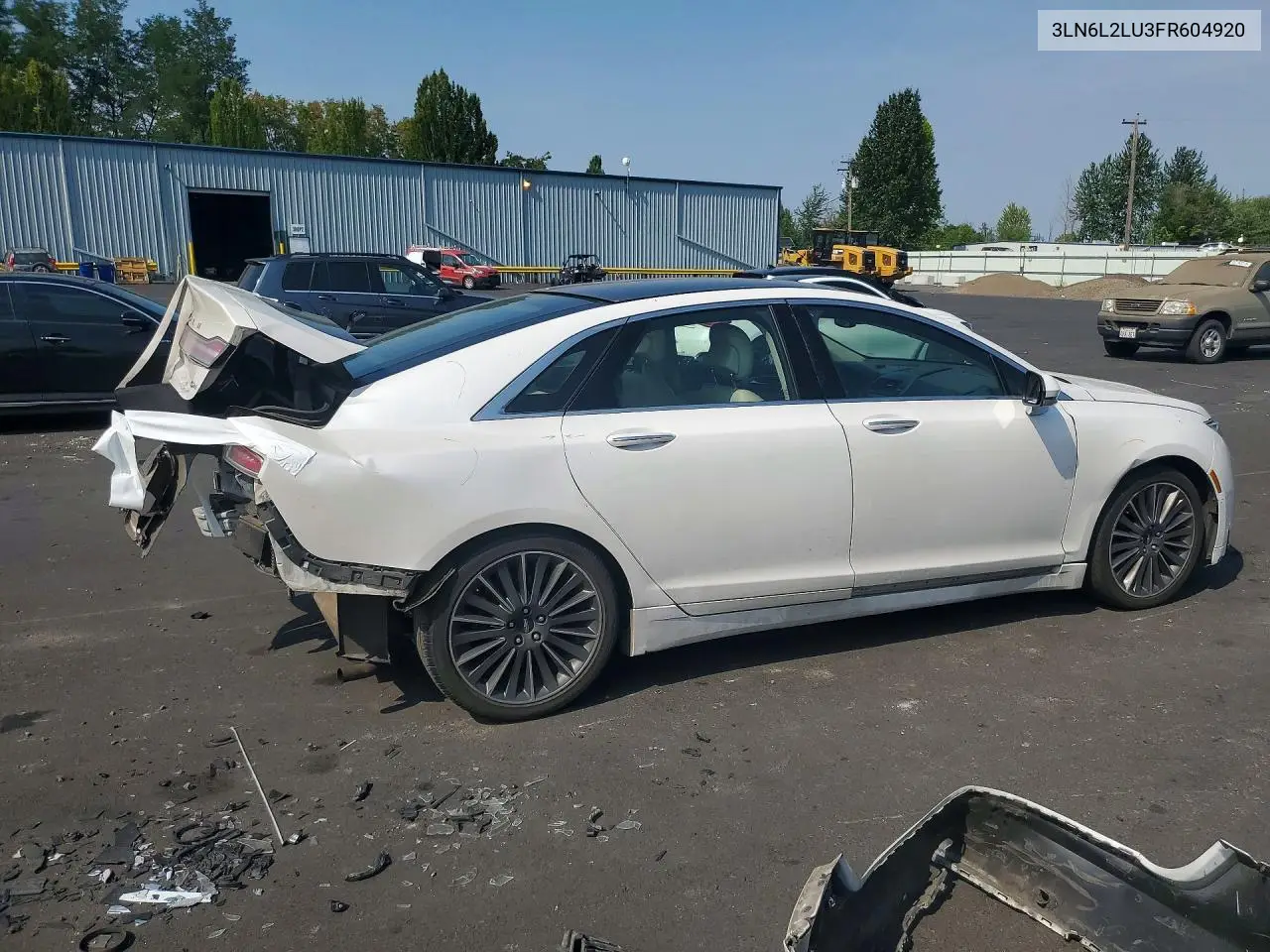 2015 Lincoln Mkz Hybrid VIN: 3LN6L2LU3FR604920 Lot: 61535046