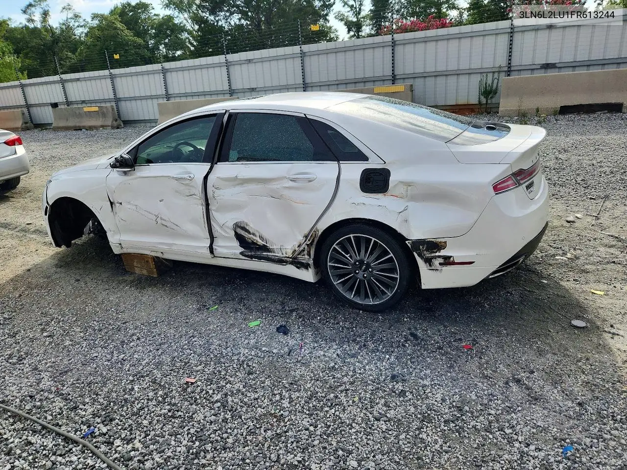 2015 Lincoln Mkz Hybrid VIN: 3LN6L2LU1FR613244 Lot: 61595166