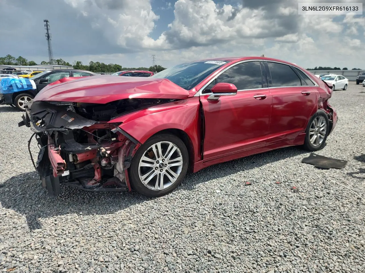 2015 Lincoln Mkz VIN: 3LN6L2G9XFR616133 Lot: 61771606