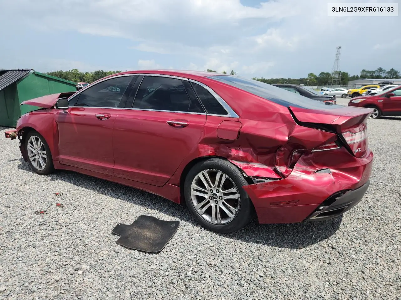 2015 Lincoln Mkz VIN: 3LN6L2G9XFR616133 Lot: 61771606