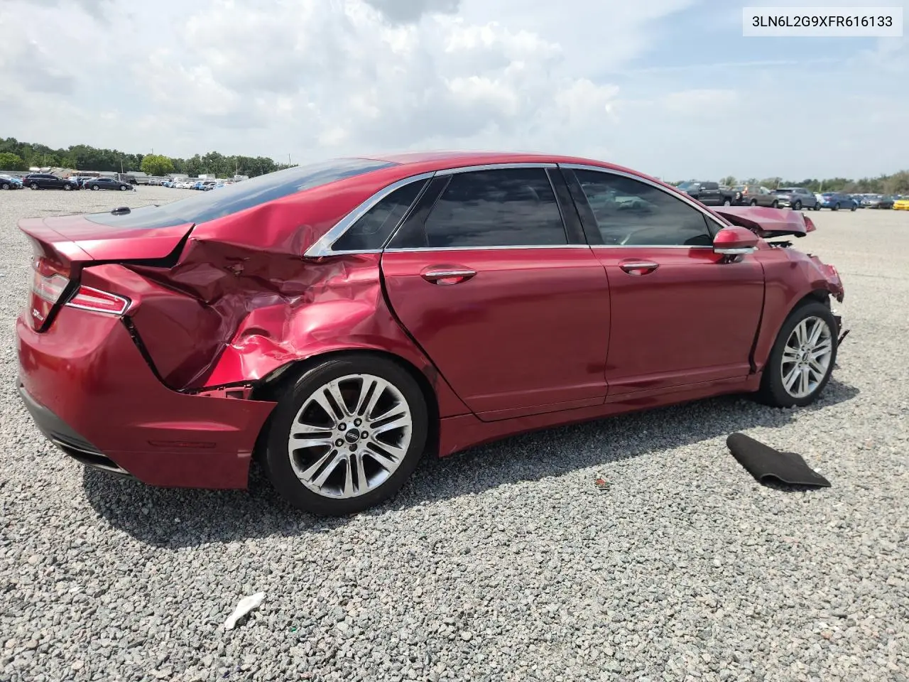 2015 Lincoln Mkz VIN: 3LN6L2G9XFR616133 Lot: 61771606