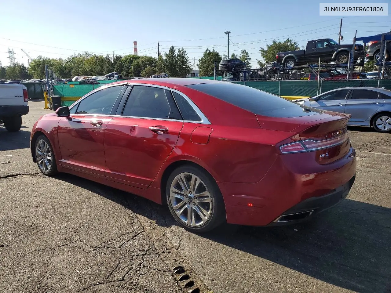 2015 Lincoln Mkz VIN: 3LN6L2J93FR601806 Lot: 61788766