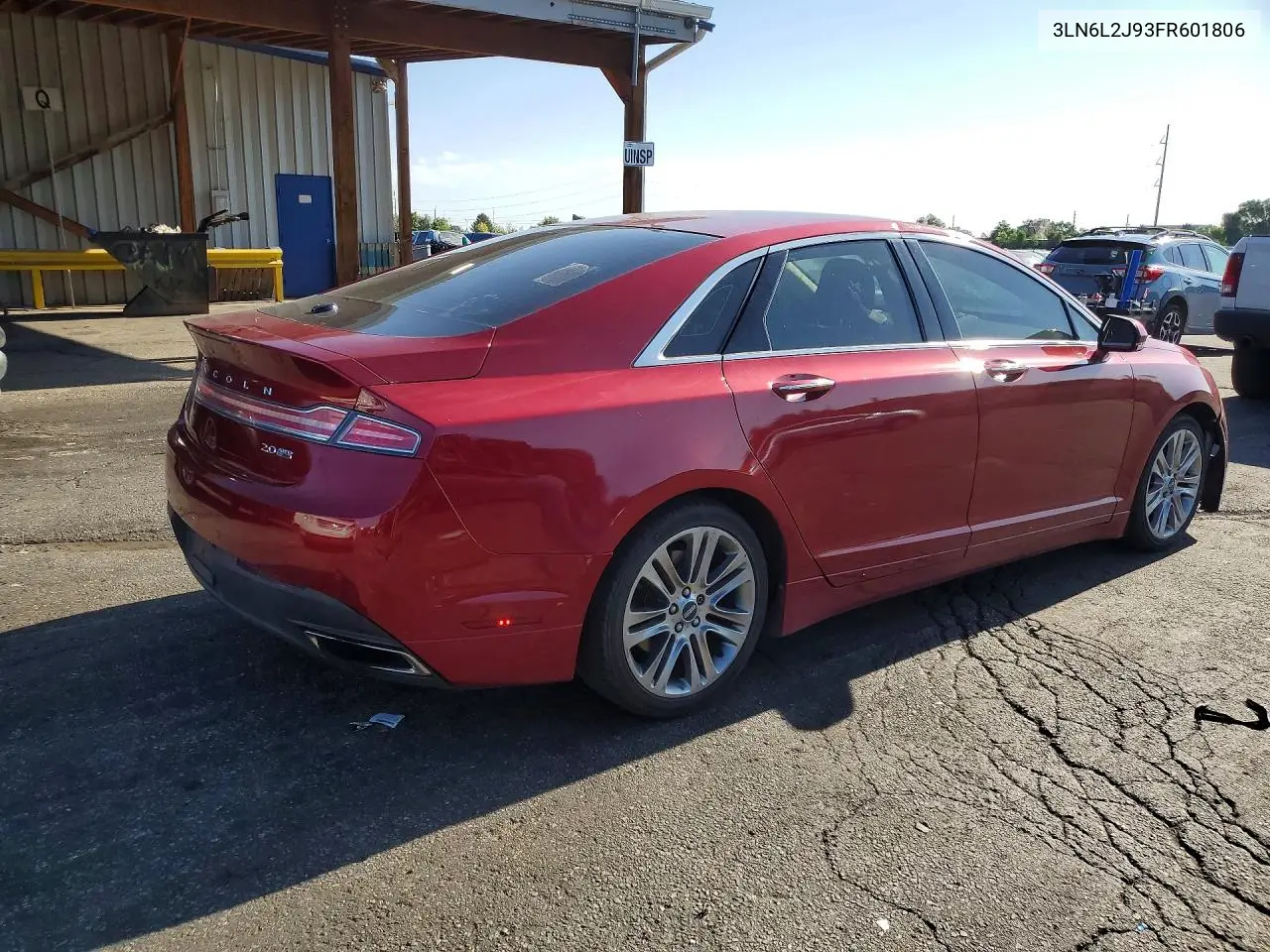 2015 Lincoln Mkz VIN: 3LN6L2J93FR601806 Lot: 61788766