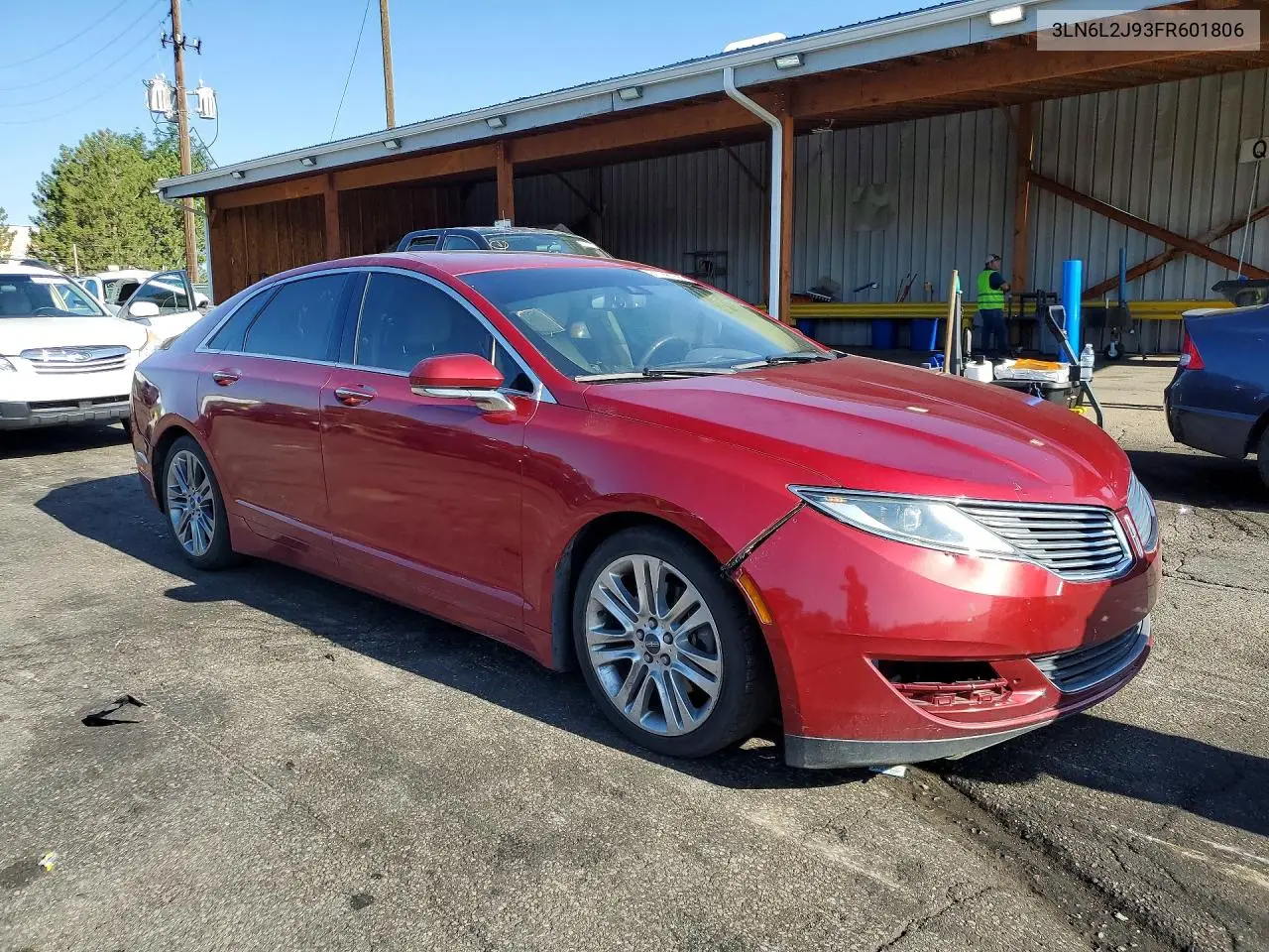 2015 Lincoln Mkz VIN: 3LN6L2J93FR601806 Lot: 61788766