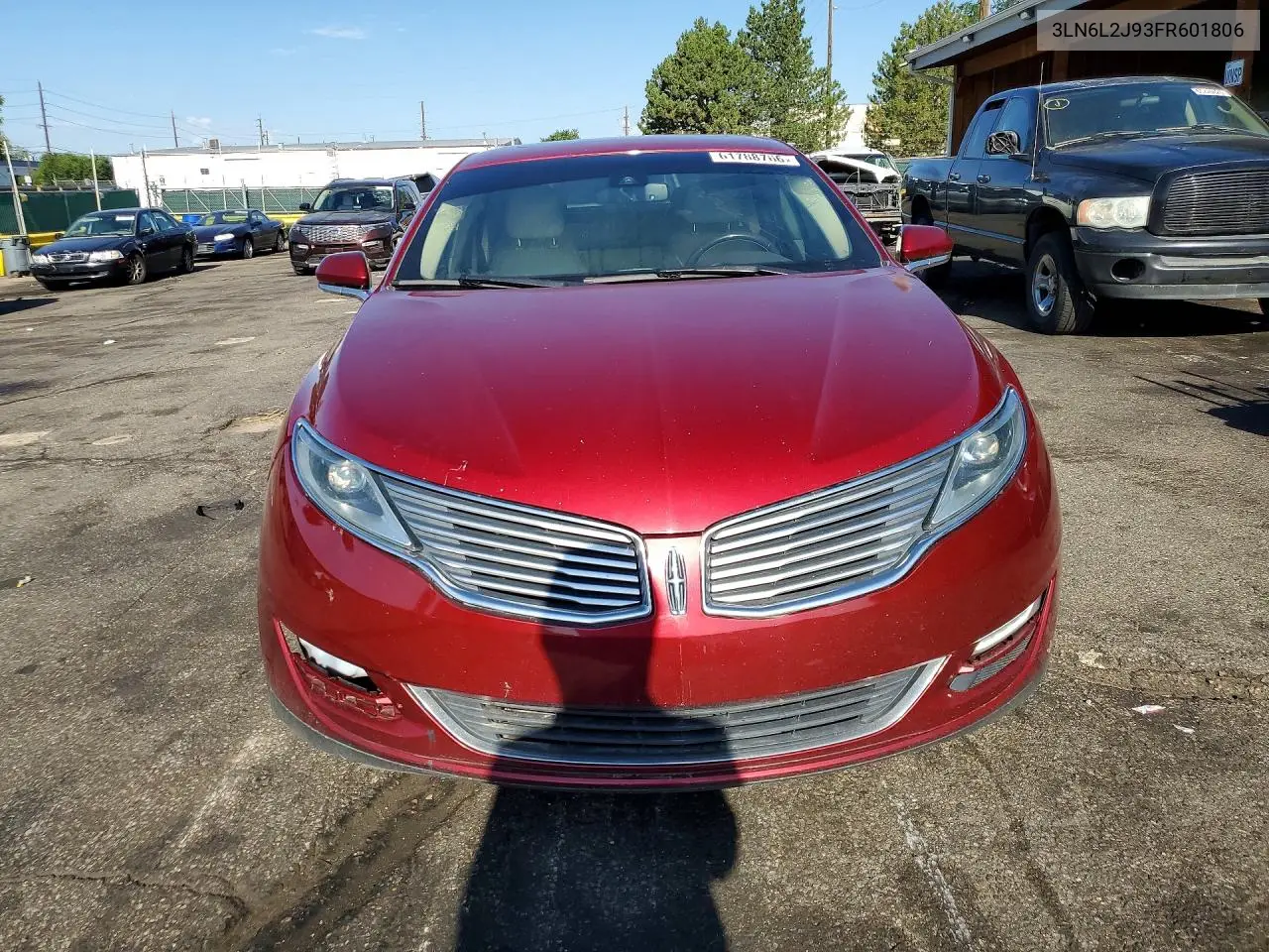 2015 Lincoln Mkz VIN: 3LN6L2J93FR601806 Lot: 61788766