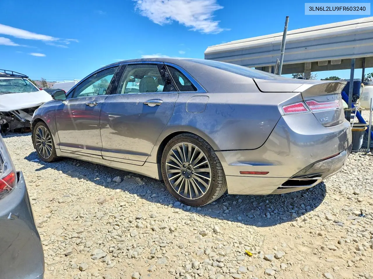 2015 Lincoln Mkz Hybrid VIN: 3LN6L2LU9FR603240 Lot: 62131096