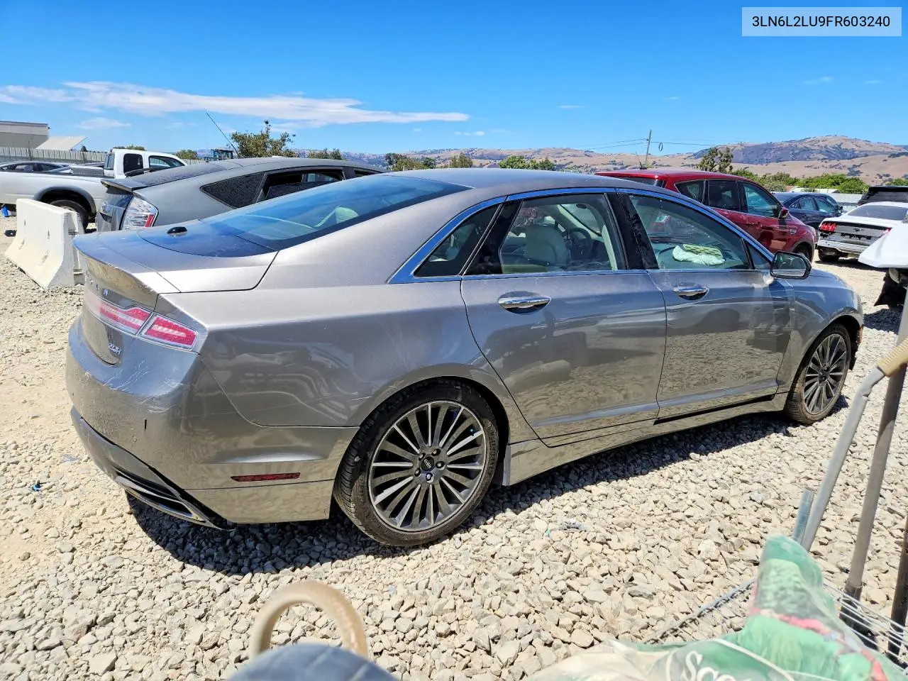 2015 Lincoln Mkz Hybrid VIN: 3LN6L2LU9FR603240 Lot: 62131096