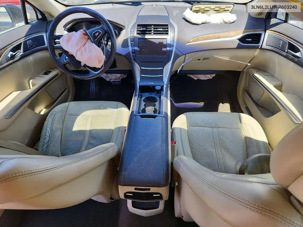 2015 Lincoln Mkz Hybrid VIN: 3LN6L2LU9FR603240 Lot: 62131096