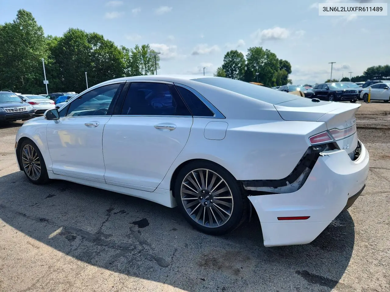 2015 Lincoln Mkz Hybrid VIN: 3LN6L2LUXFR611489 Lot: 62404076