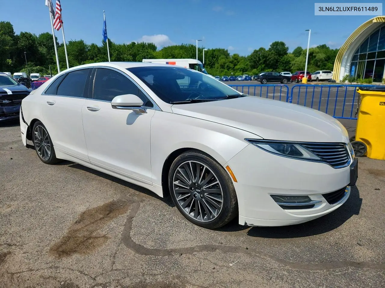 2015 Lincoln Mkz Hybrid VIN: 3LN6L2LUXFR611489 Lot: 62404076