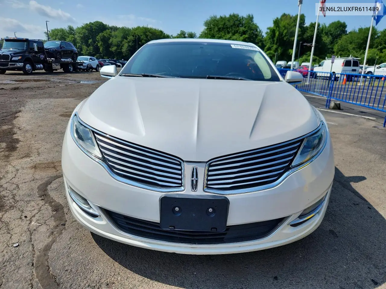 2015 Lincoln Mkz Hybrid VIN: 3LN6L2LUXFR611489 Lot: 62404076