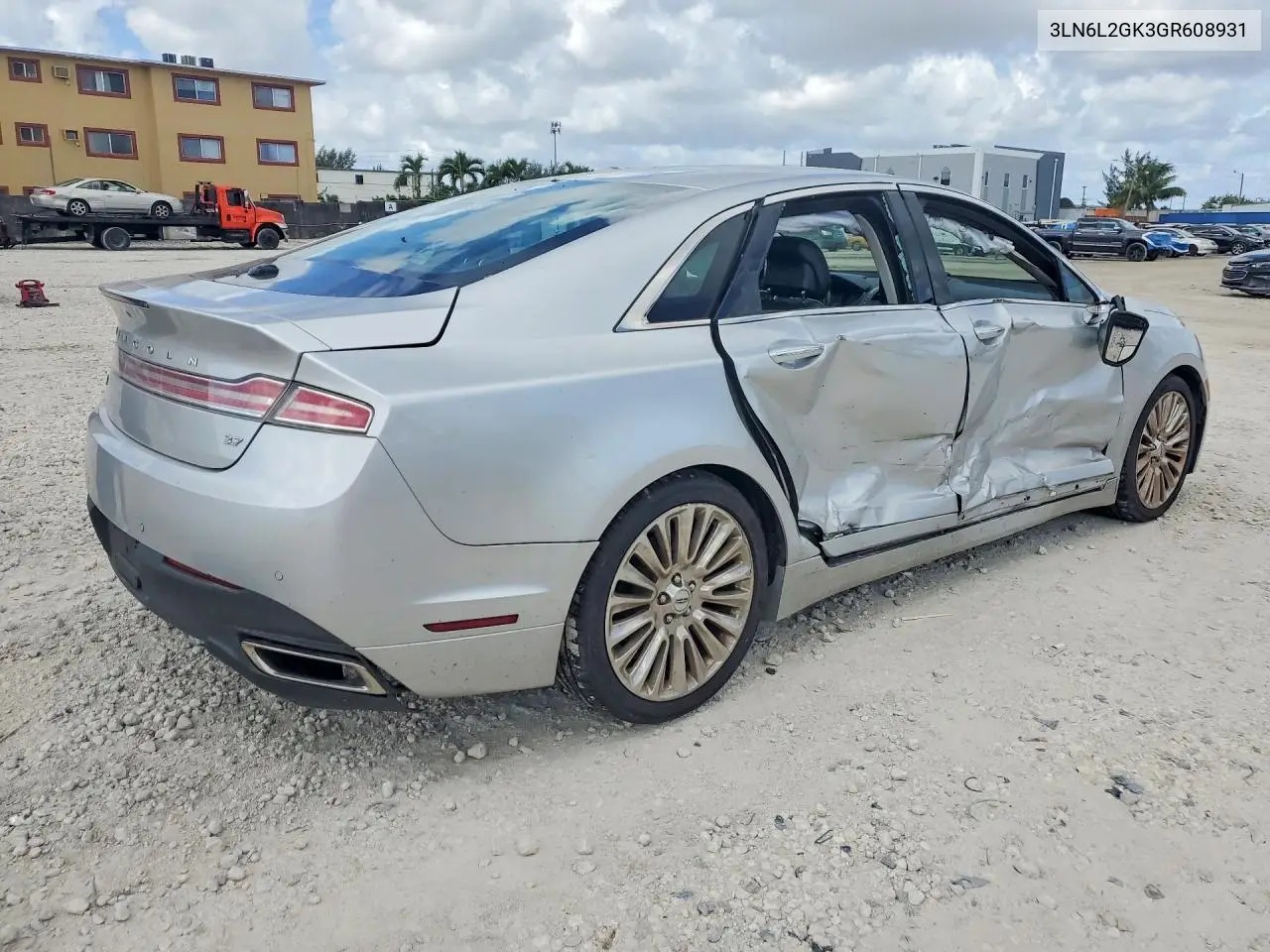 2016 Lincoln Mkz VIN: 3LN6L2GK3GR608931 Lot: 53987536