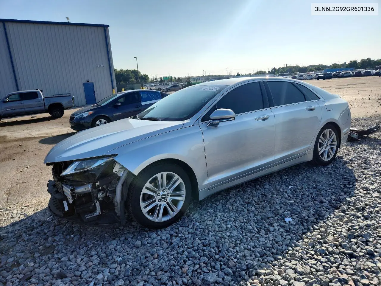 2016 Lincoln Mkz VIN: 3LN6L2G92GR601336 Lot: 58712326