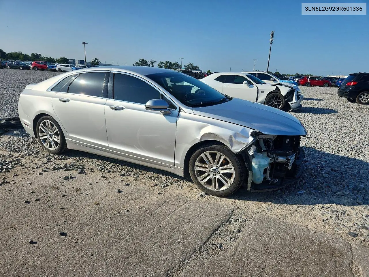2016 Lincoln Mkz VIN: 3LN6L2G92GR601336 Lot: 58712326