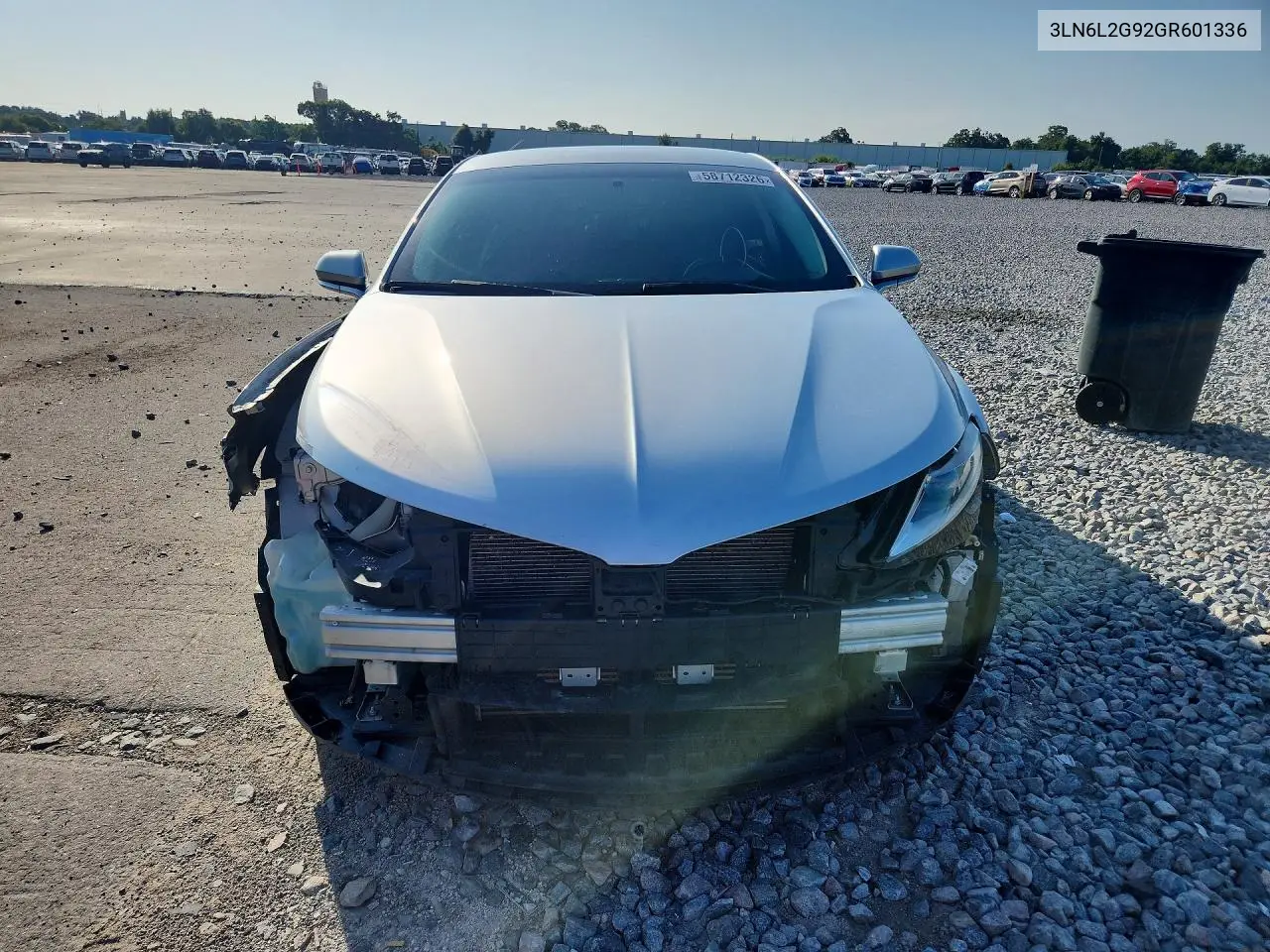 2016 Lincoln Mkz VIN: 3LN6L2G92GR601336 Lot: 58712326