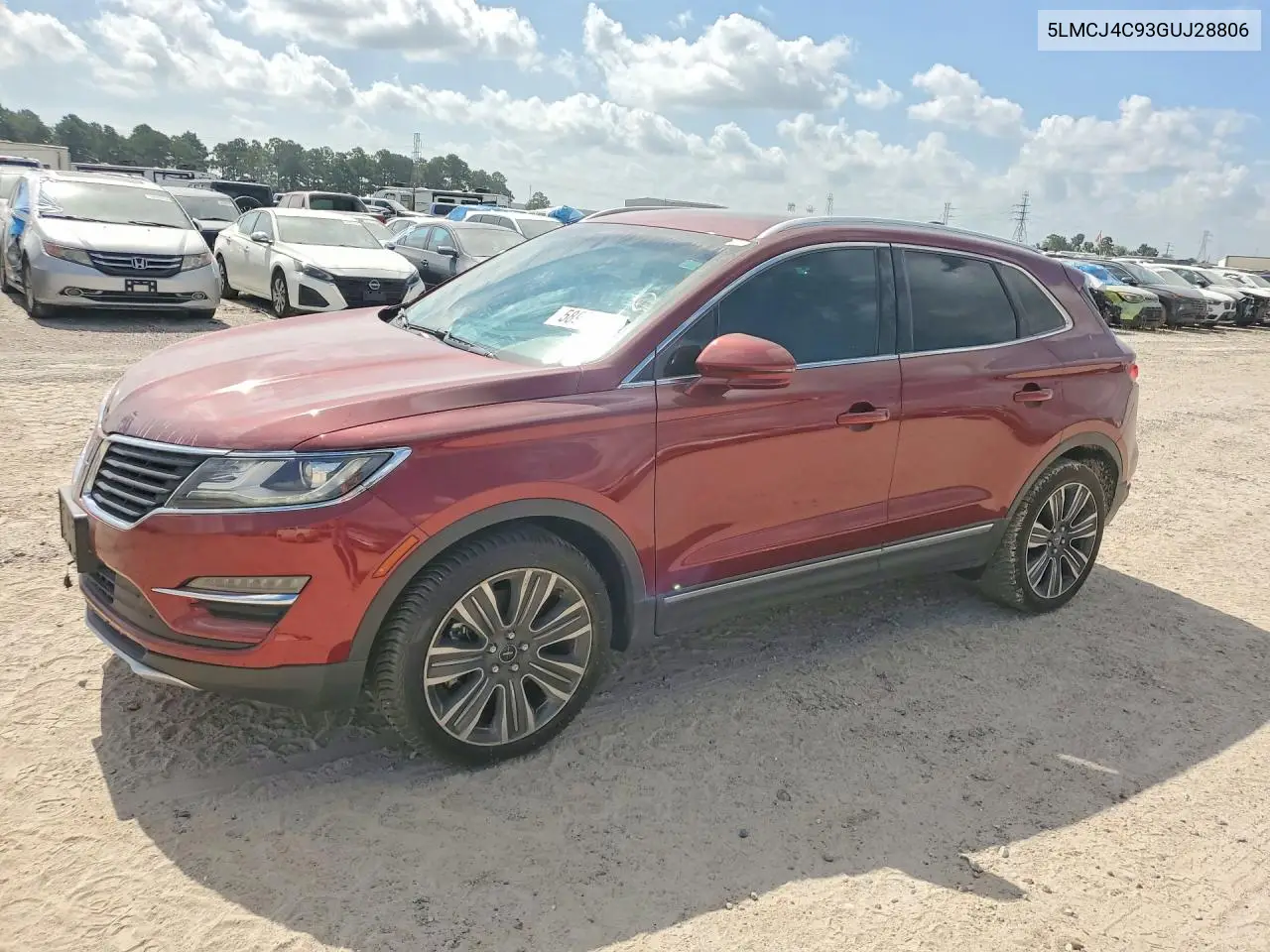 2016 Lincoln Mkc Black Label VIN: 5LMCJ4C93GUJ28806 Lot: 58981706