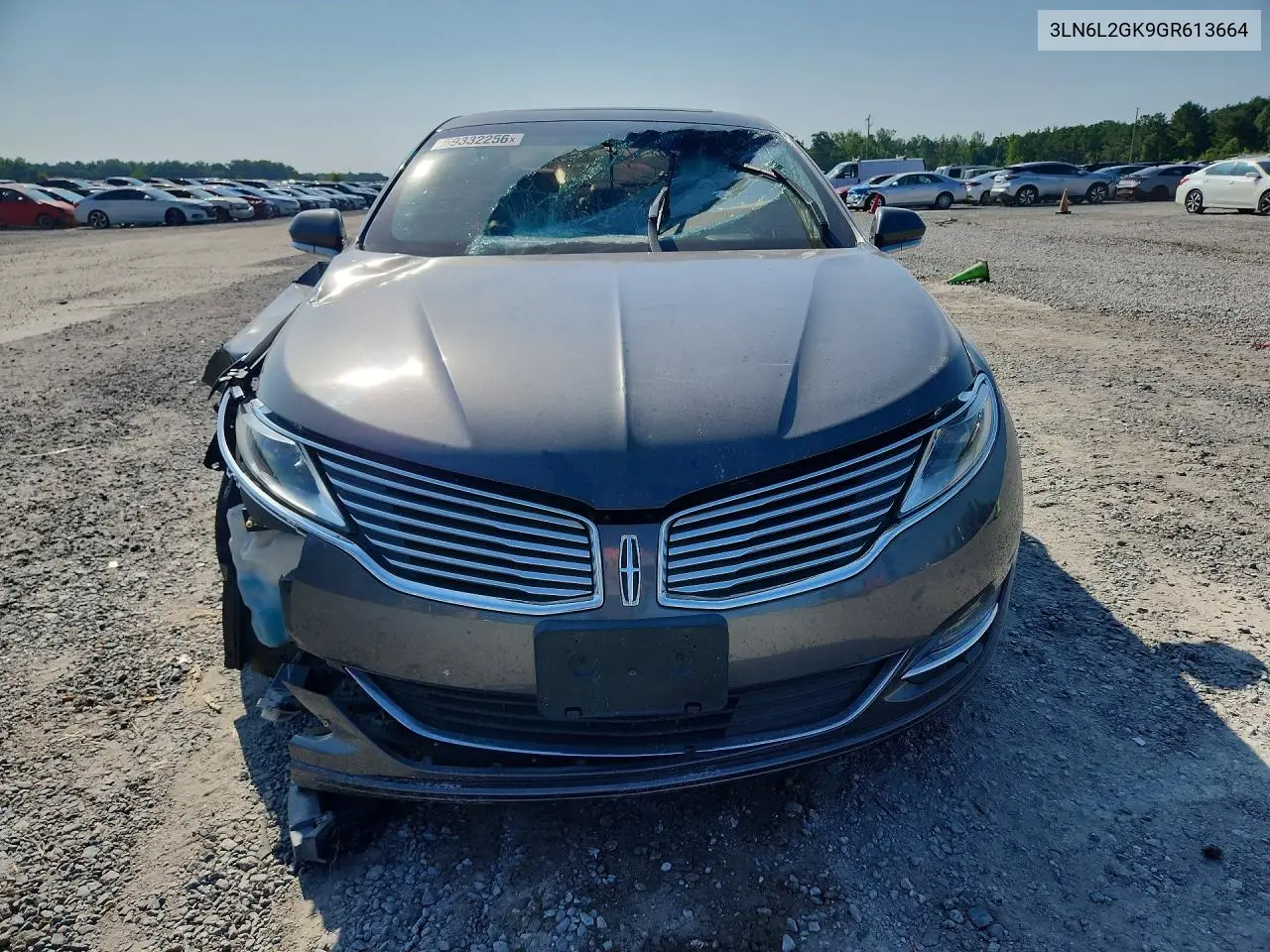 2016 Lincoln Mkz VIN: 3LN6L2GK9GR613664 Lot: 59332256