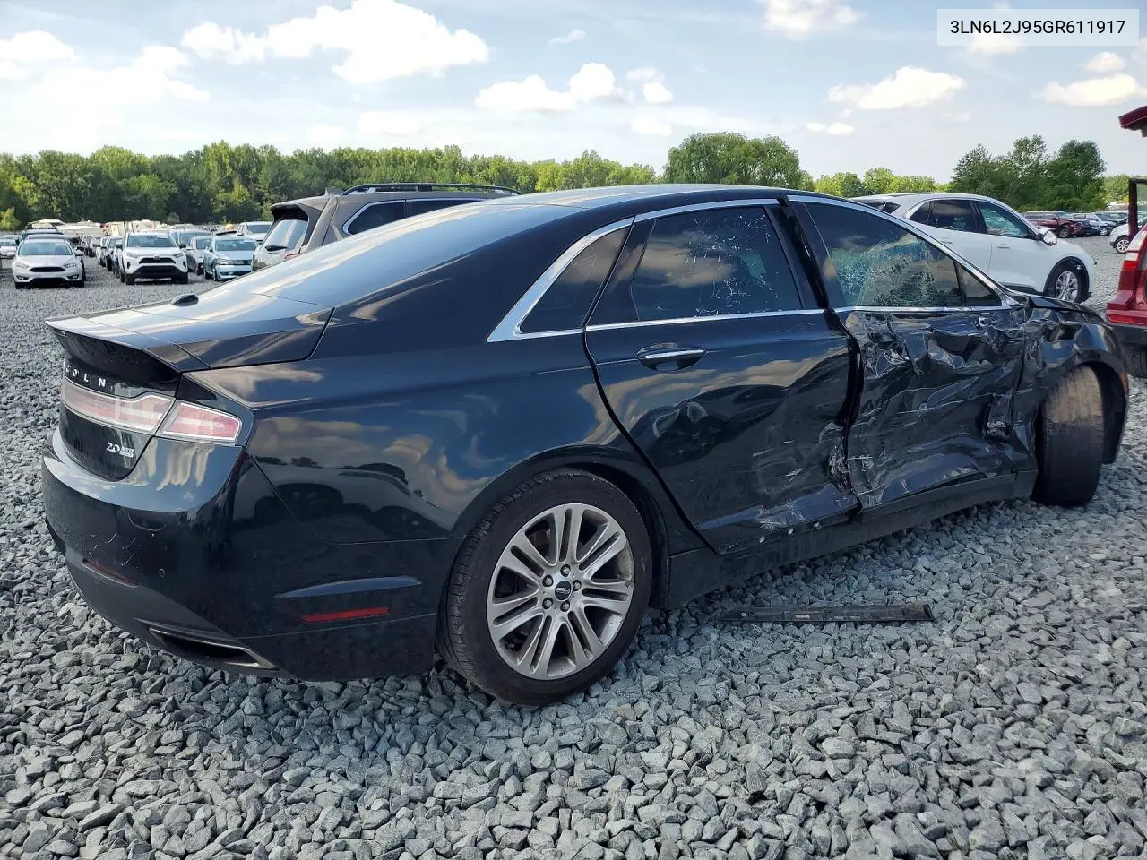 2016 Lincoln Mkz Black Label VIN: 3LN6L2J95GR611917 Lot: 60221016