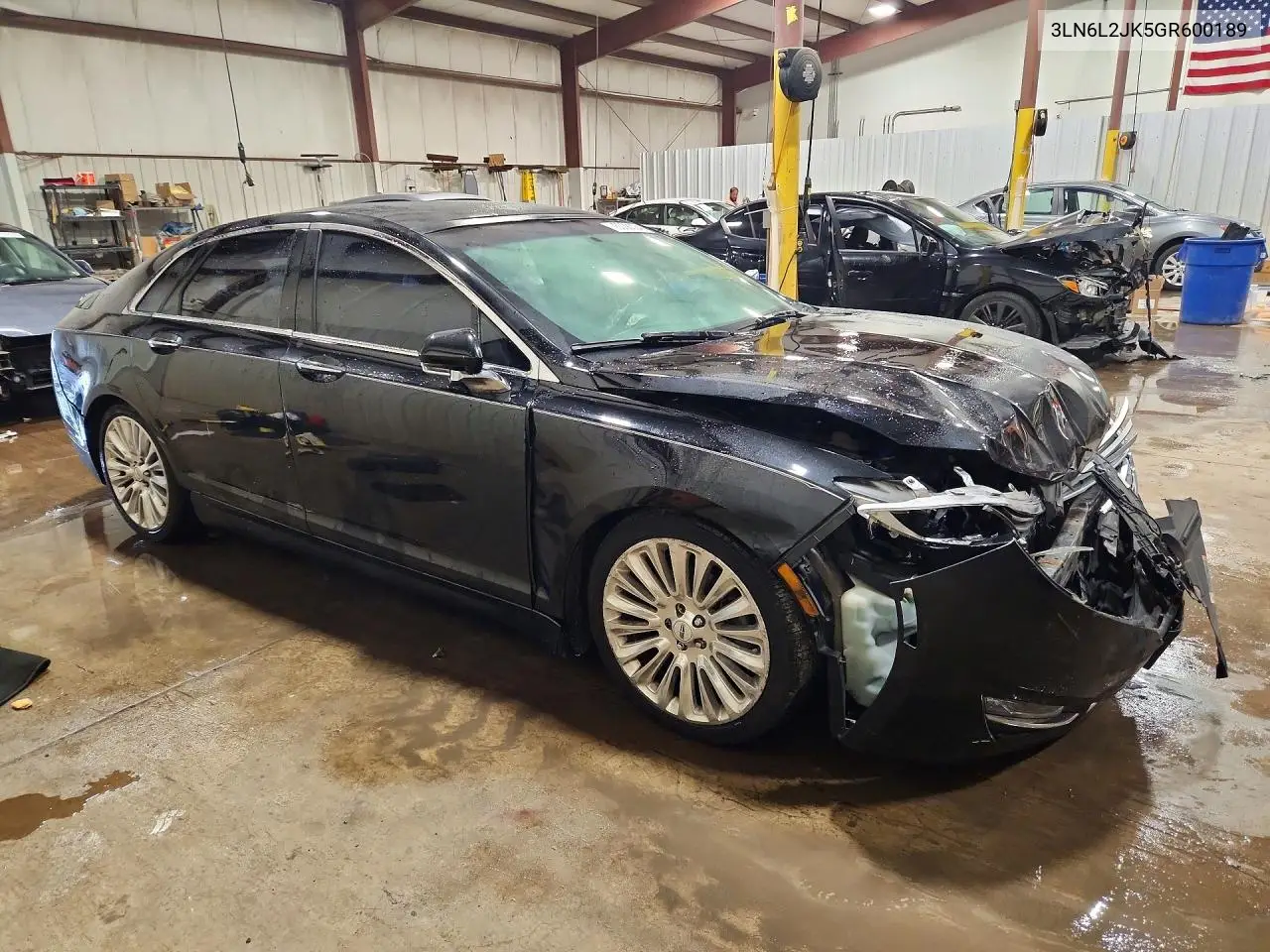 2016 Lincoln Mkz VIN: 3LN6L2JK5GR600189 Lot: 60383946