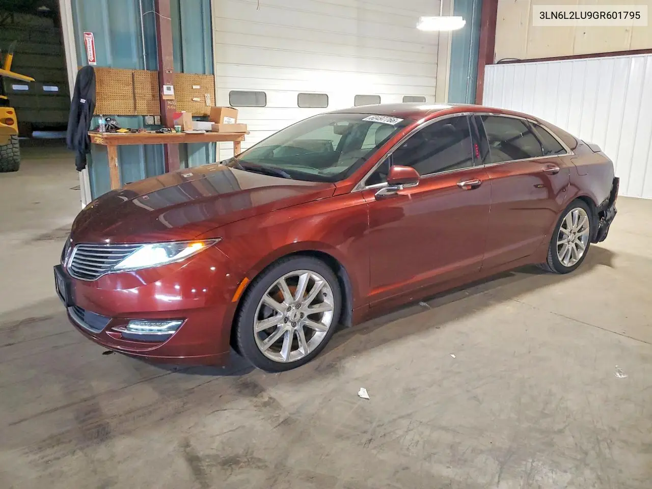 2016 Lincoln Mkz Hybrid VIN: 3LN6L2LU9GR601795 Lot: 60497766