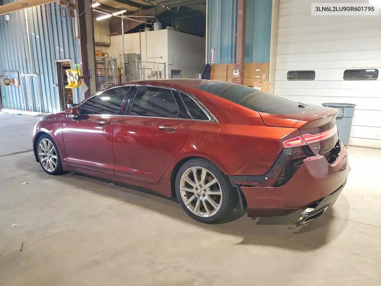2016 Lincoln Mkz Hybrid VIN: 3LN6L2LU9GR601795 Lot: 60497766