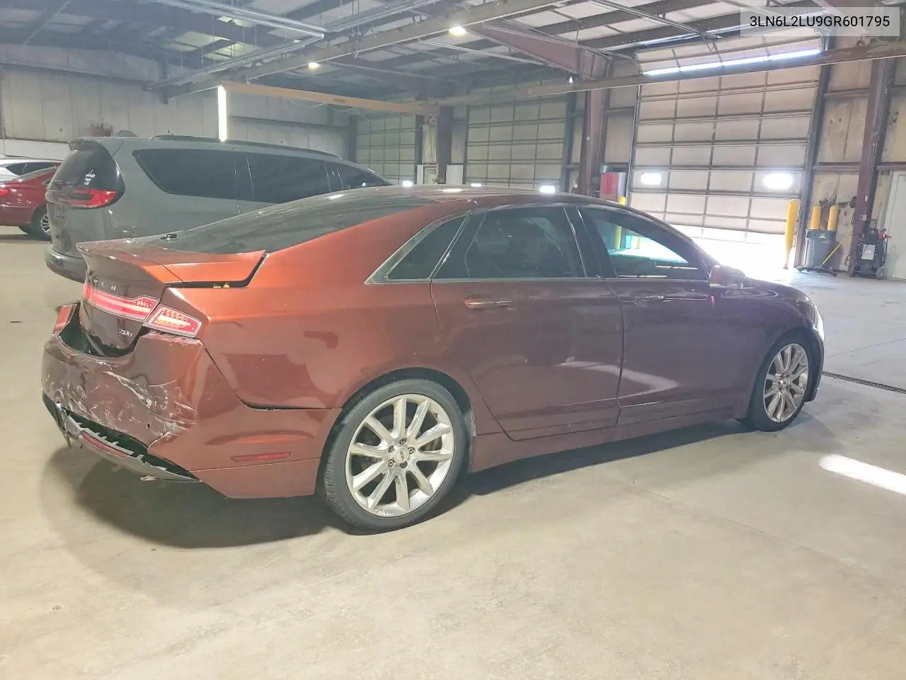2016 Lincoln Mkz Hybrid VIN: 3LN6L2LU9GR601795 Lot: 60497766