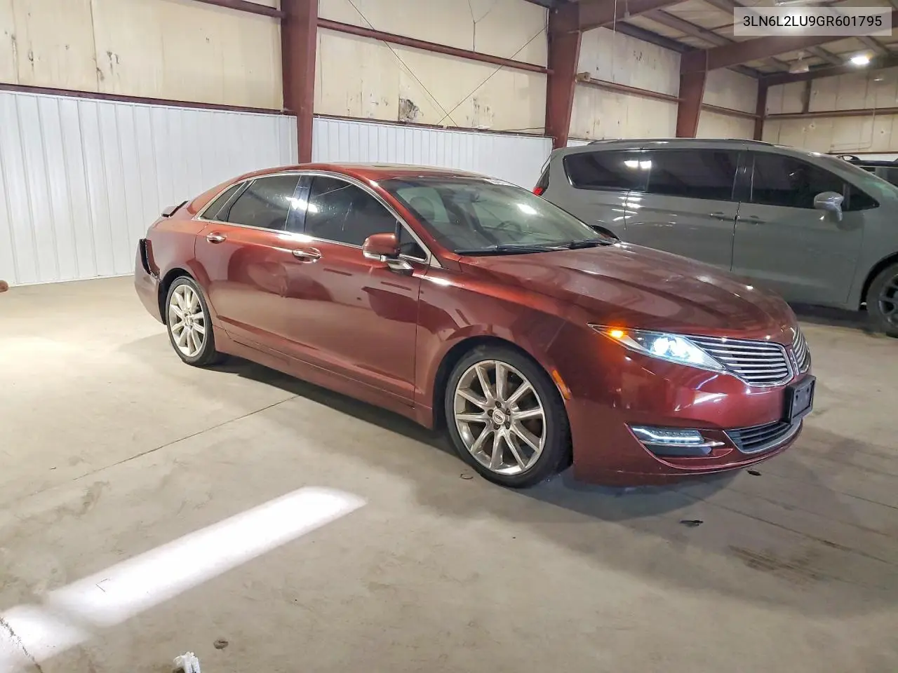 2016 Lincoln Mkz Hybrid VIN: 3LN6L2LU9GR601795 Lot: 60497766