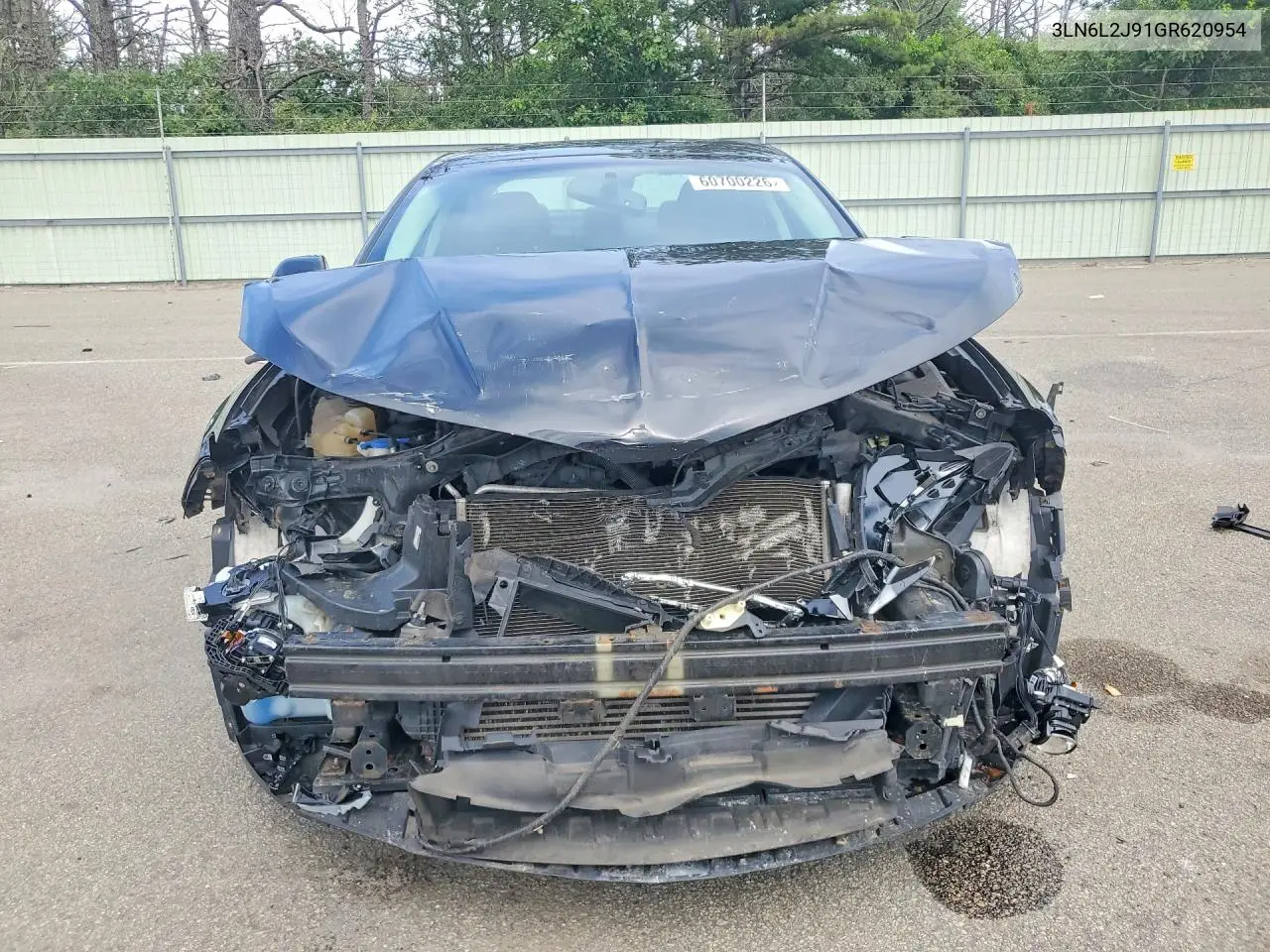 2016 Lincoln Mkz VIN: 3LN6L2J91GR620954 Lot: 60700226