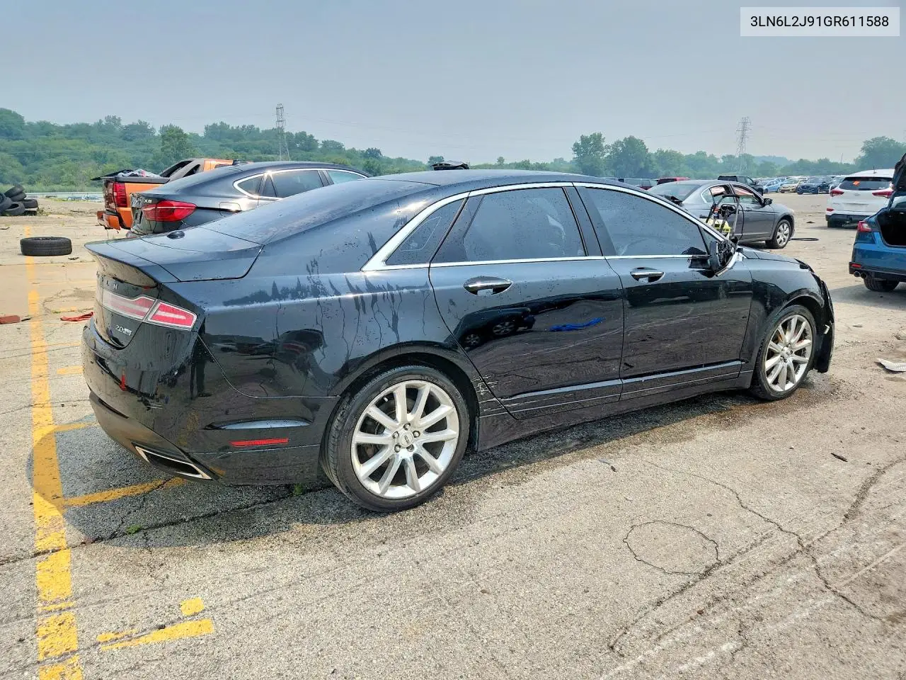 2016 Lincoln Mkz VIN: 3LN6L2J91GR611588 Lot: 60786196