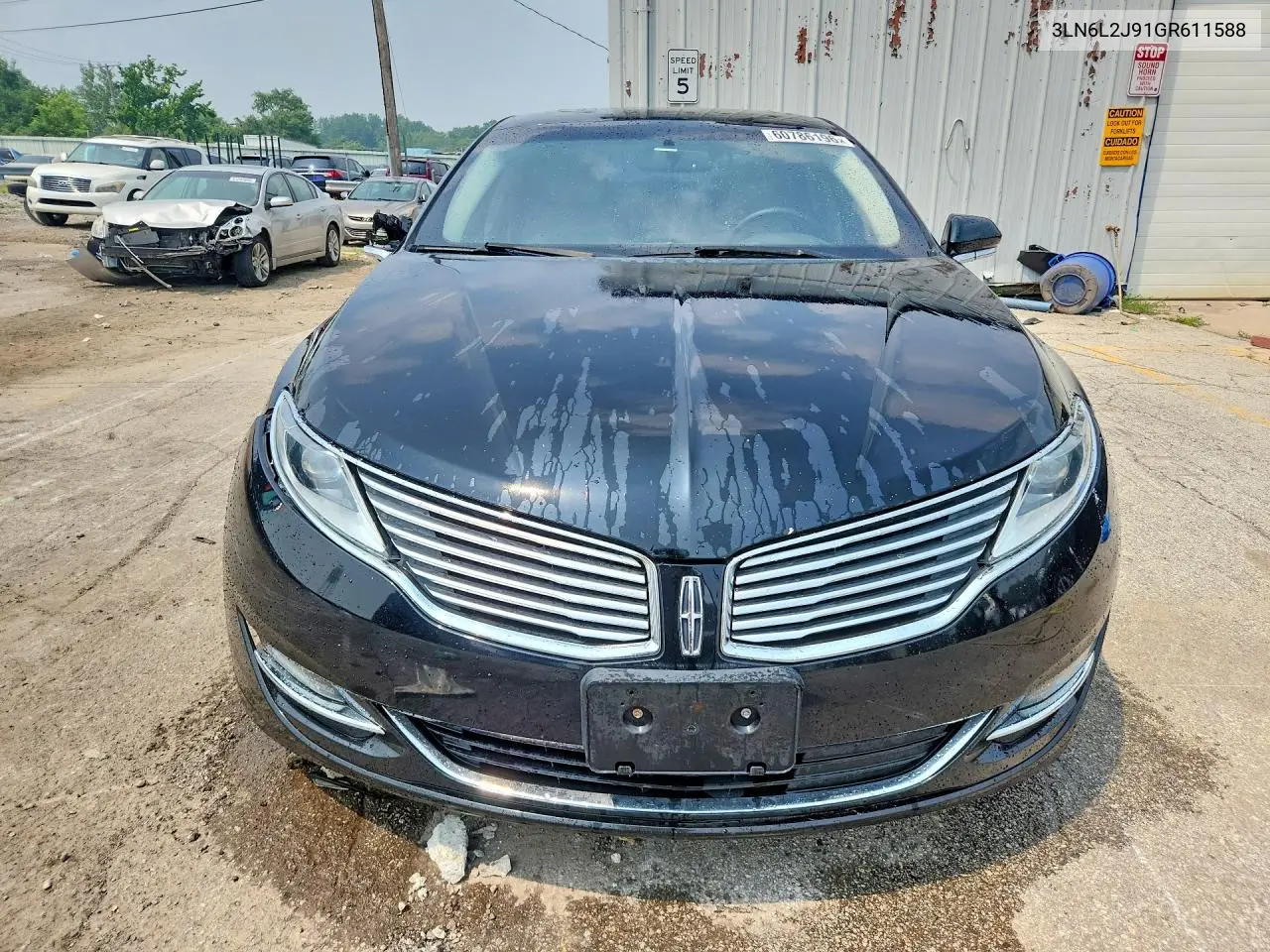 2016 Lincoln Mkz VIN: 3LN6L2J91GR611588 Lot: 60786196