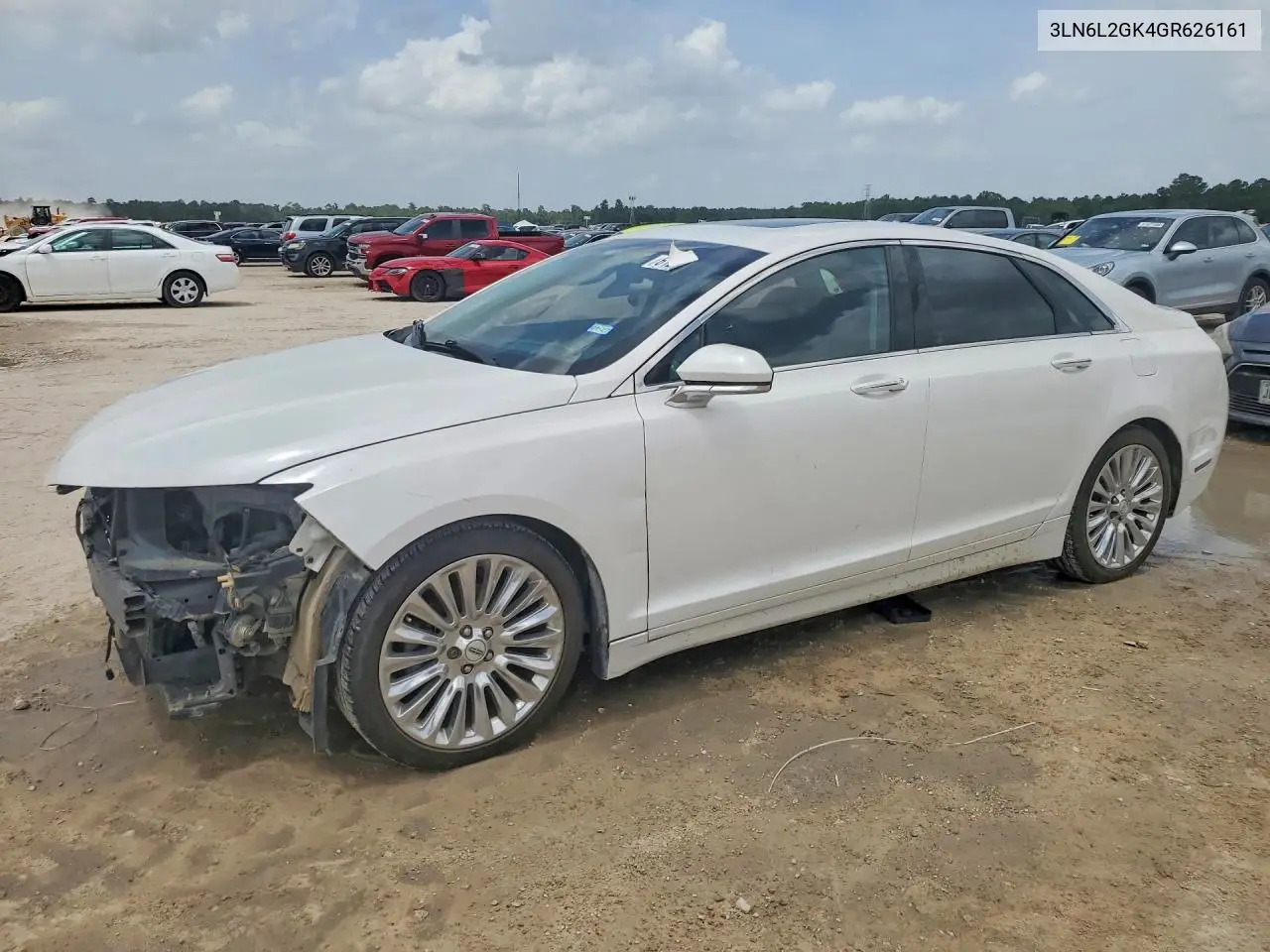 2016 Lincoln Mkz VIN: 3LN6L2GK4GR626161 Lot: 61231056