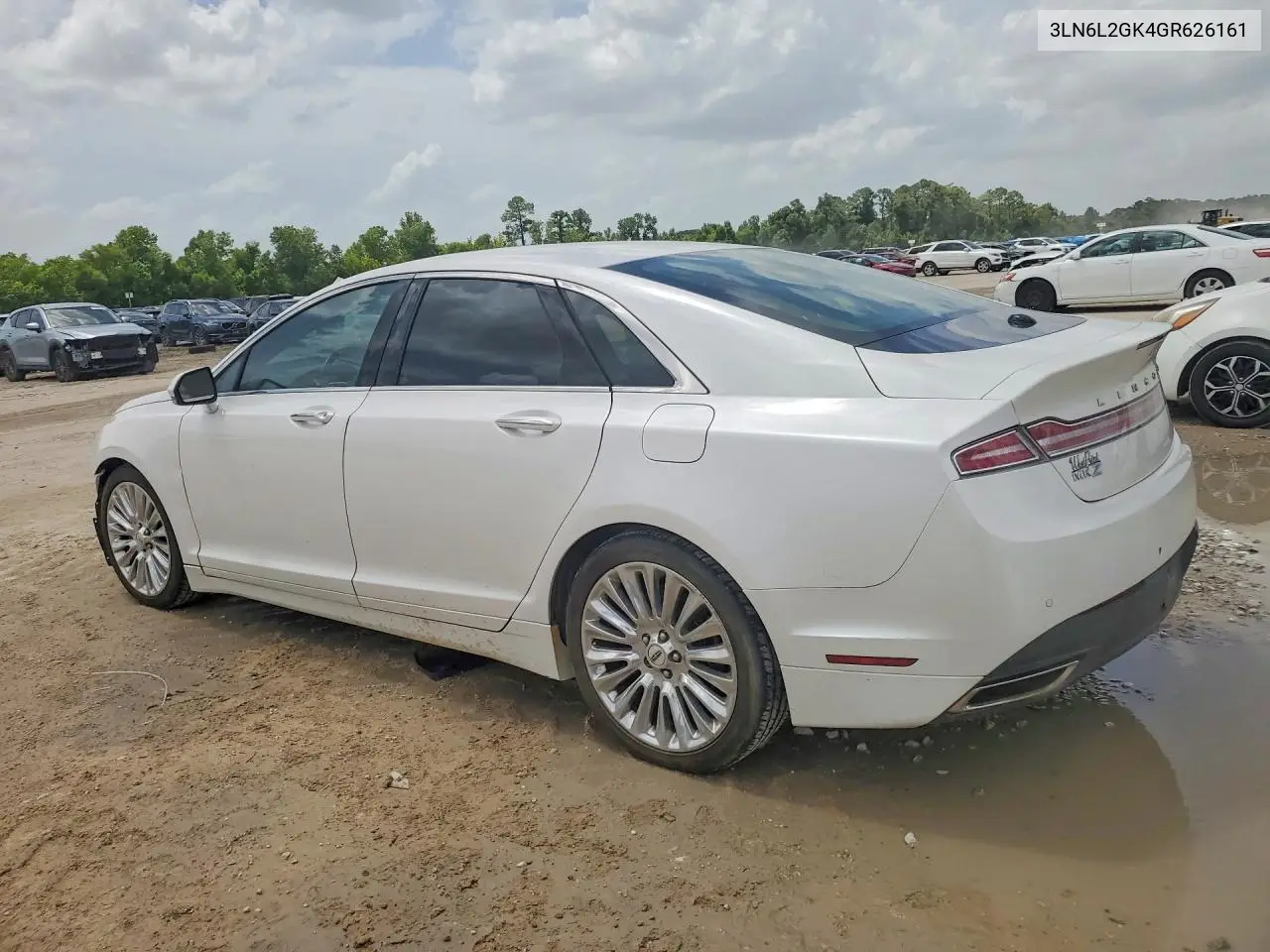 2016 Lincoln Mkz VIN: 3LN6L2GK4GR626161 Lot: 61231056