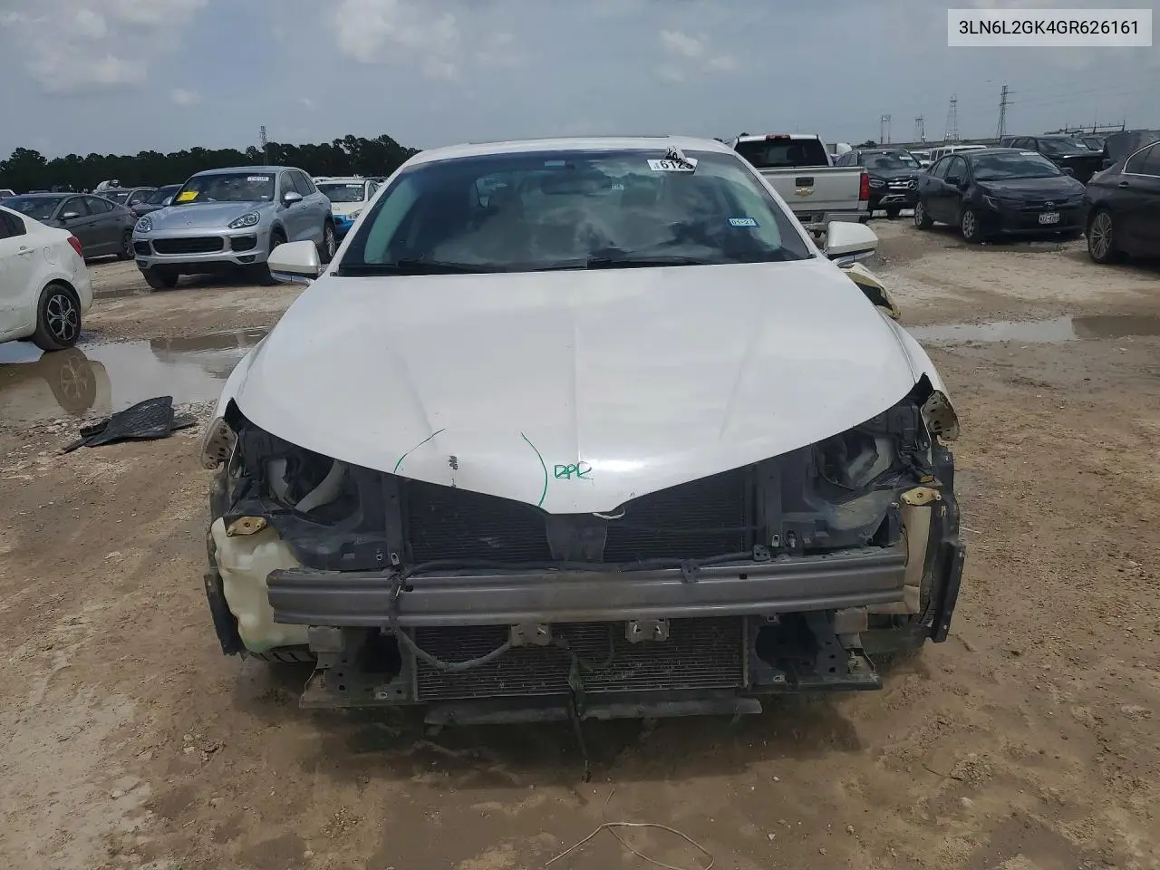 2016 Lincoln Mkz VIN: 3LN6L2GK4GR626161 Lot: 61231056