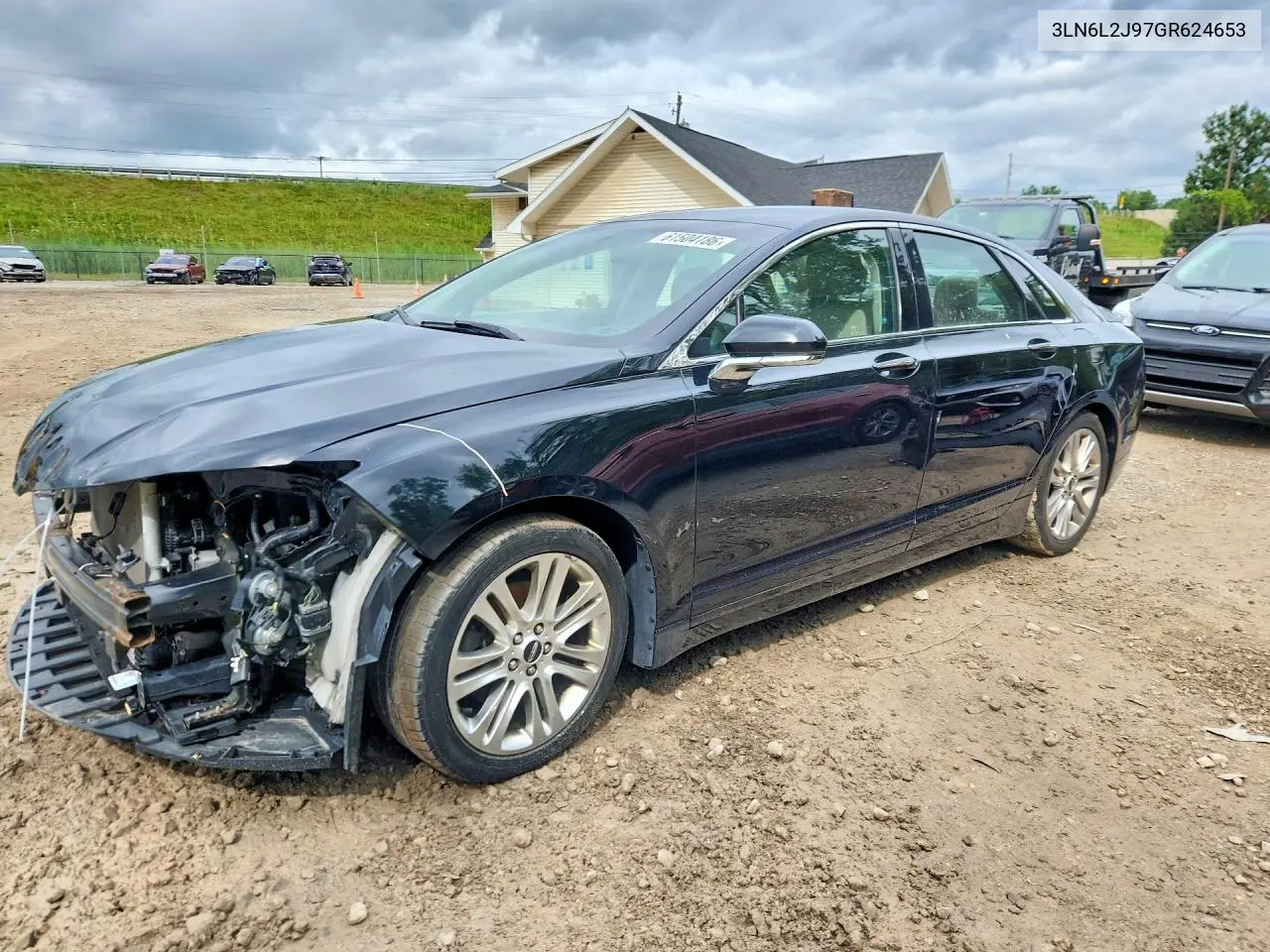 2016 Lincoln Mkz VIN: 3LN6L2J97GR624653 Lot: 61504186