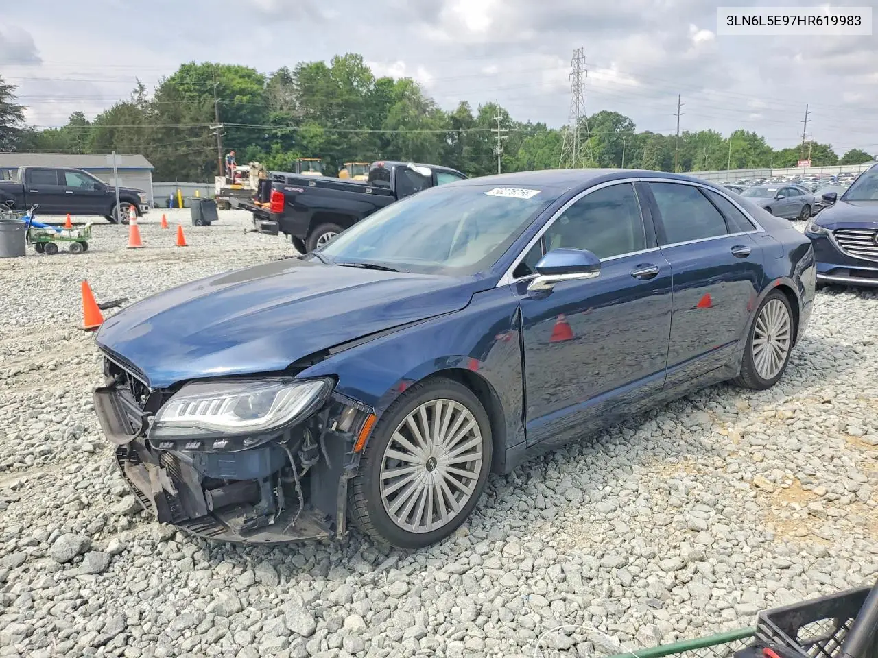 2017 Lincoln Mkz Reserve VIN: 3LN6L5E97HR619983 Lot: 56276756