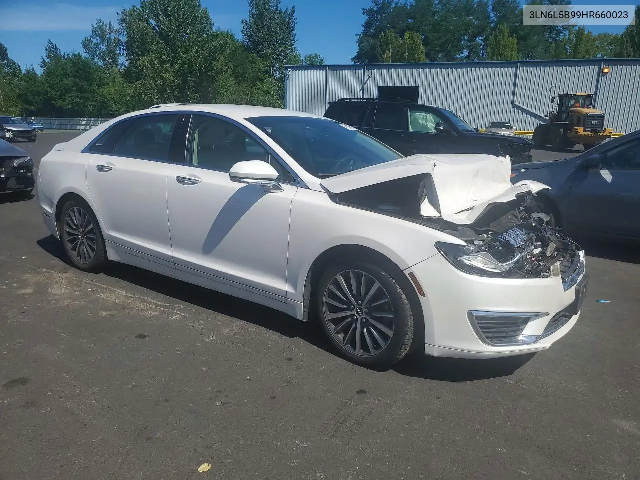 2017 Lincoln Mkz Premiere VIN: 3LN6L5B99HR660023 Lot: 57940806