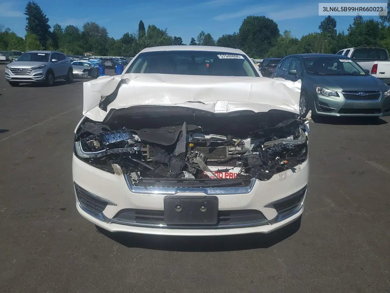 2017 Lincoln Mkz Premiere VIN: 3LN6L5B99HR660023 Lot: 57940806