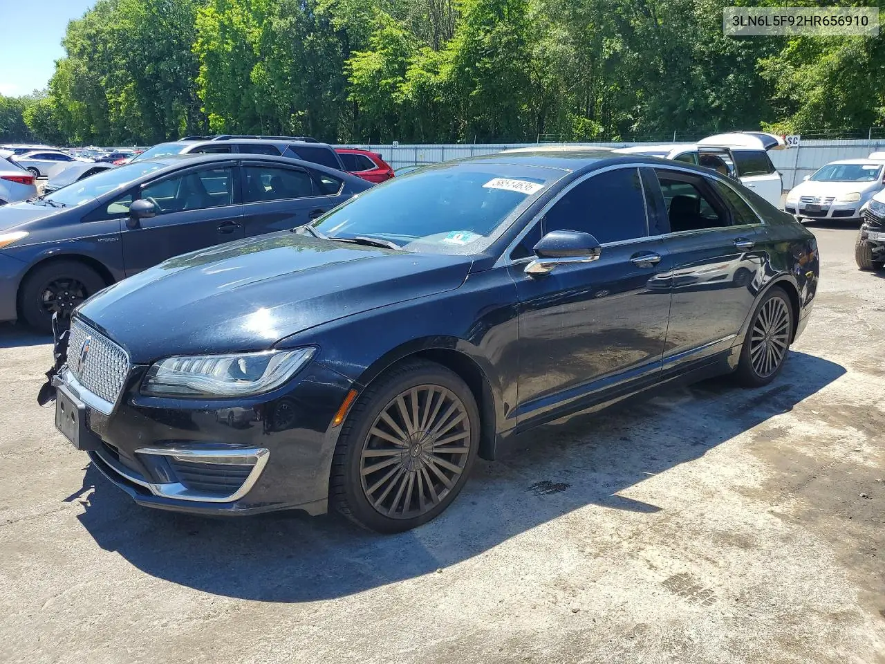2017 Lincoln Mkz Reserve VIN: 3LN6L5F92HR656910 Lot: 58514636