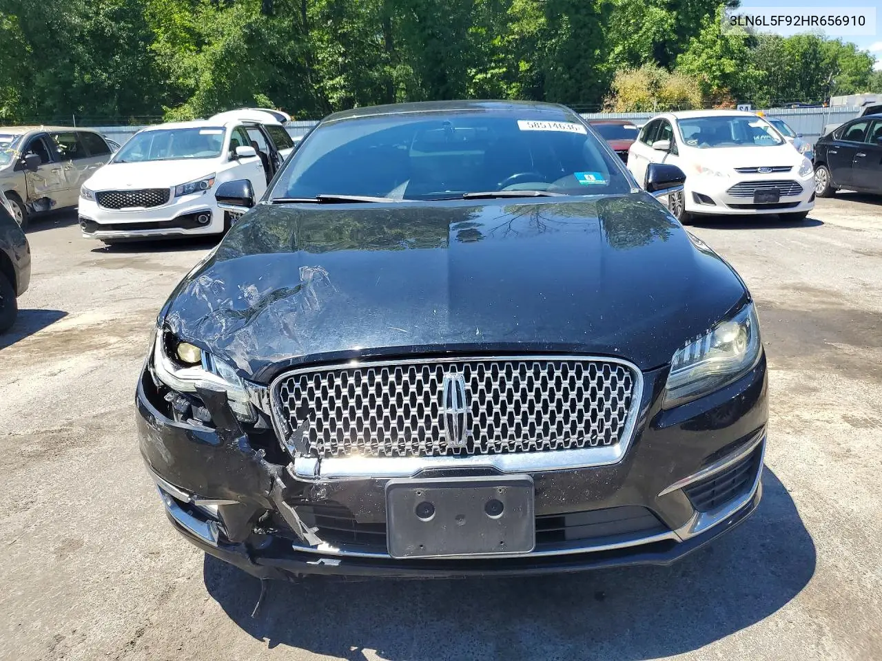 2017 Lincoln Mkz Reserve VIN: 3LN6L5F92HR656910 Lot: 58514636