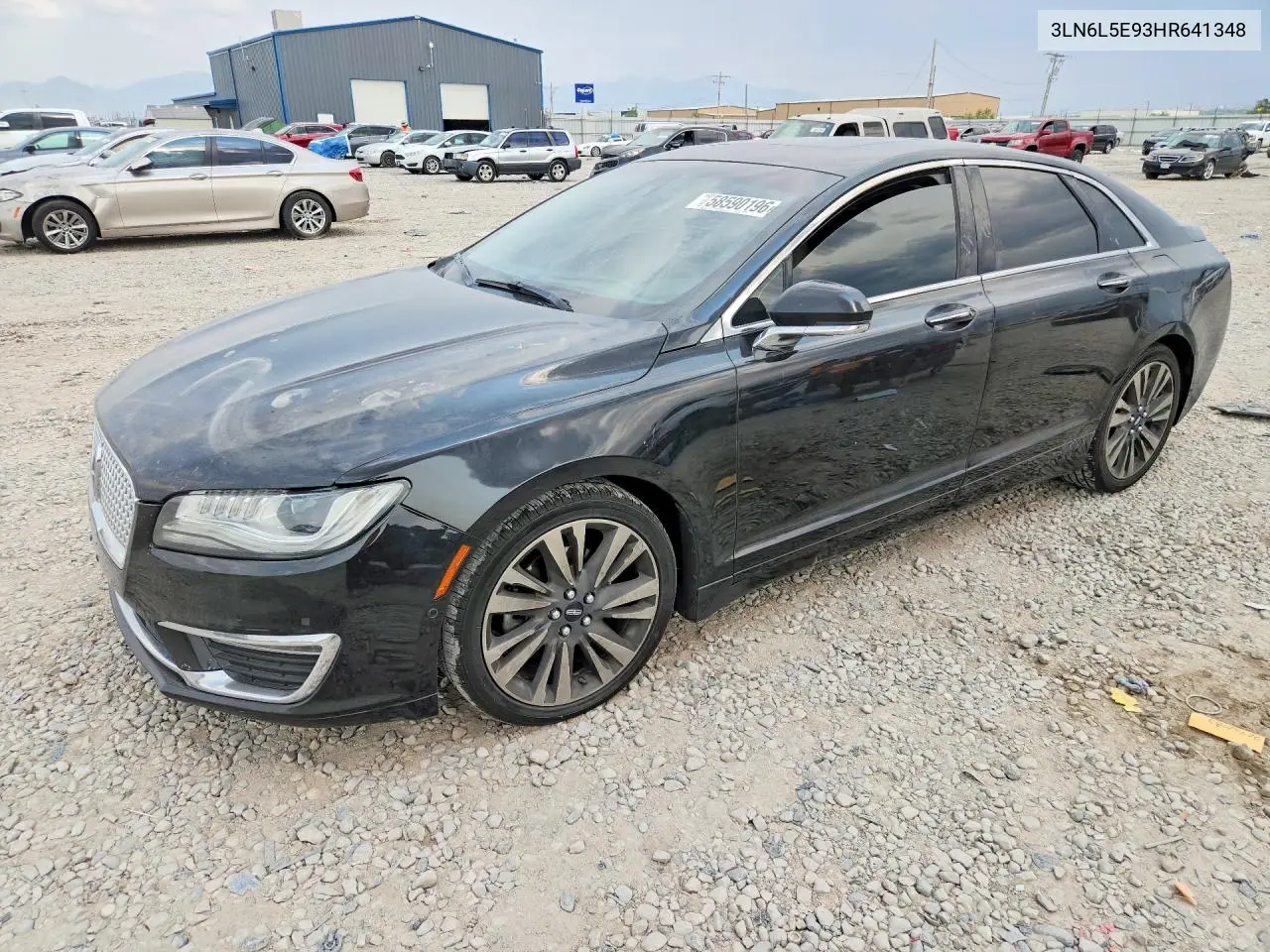 2017 Lincoln Mkz Reserve VIN: 3LN6L5E93HR641348 Lot: 58590196
