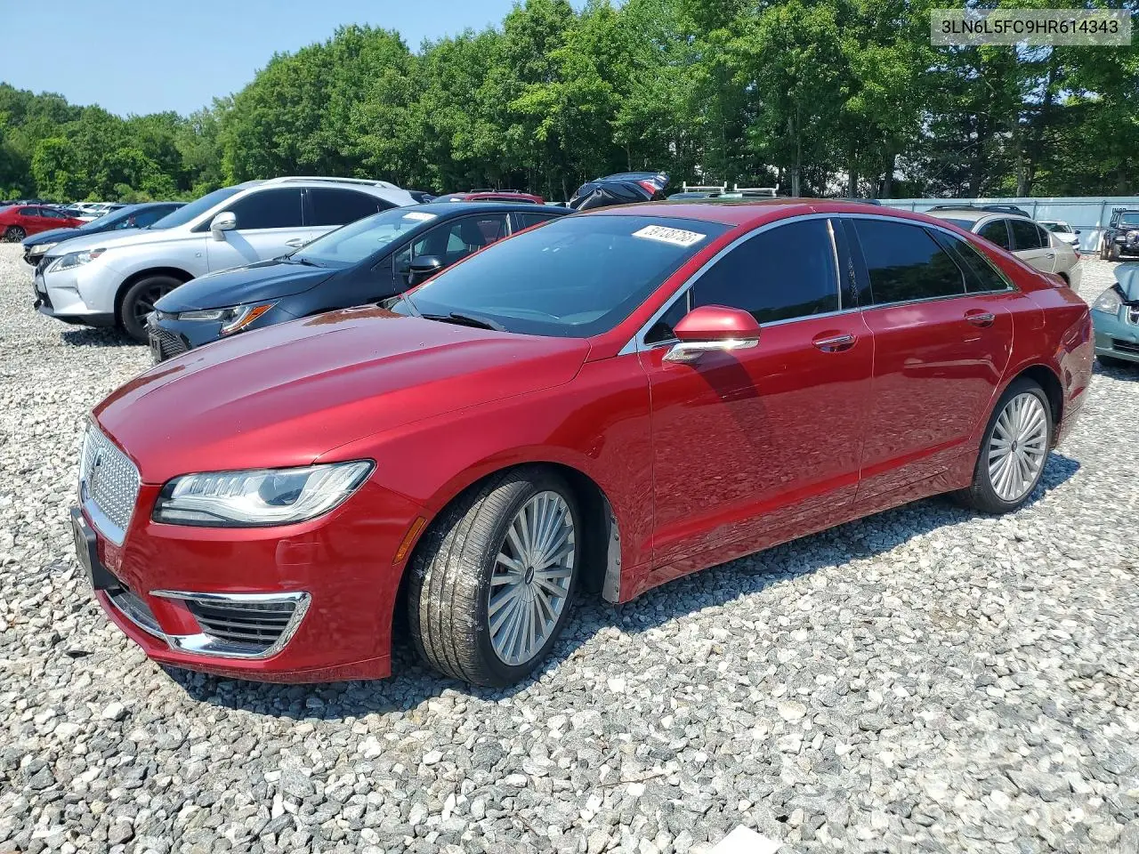 2017 Lincoln Mkz Reserve VIN: 3LN6L5FC9HR614343 Lot: 59138766