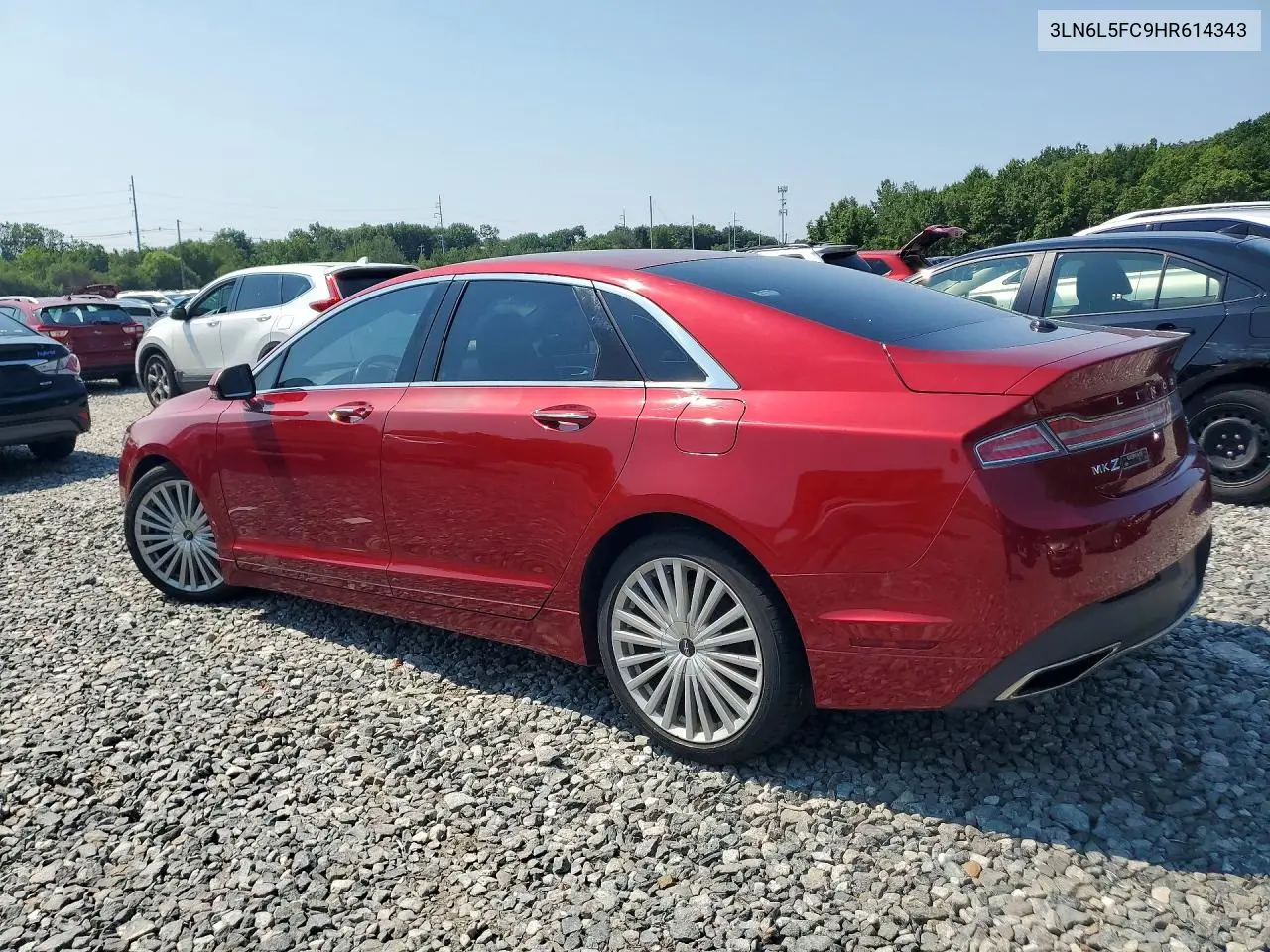 2017 Lincoln Mkz Reserve VIN: 3LN6L5FC9HR614343 Lot: 59138766
