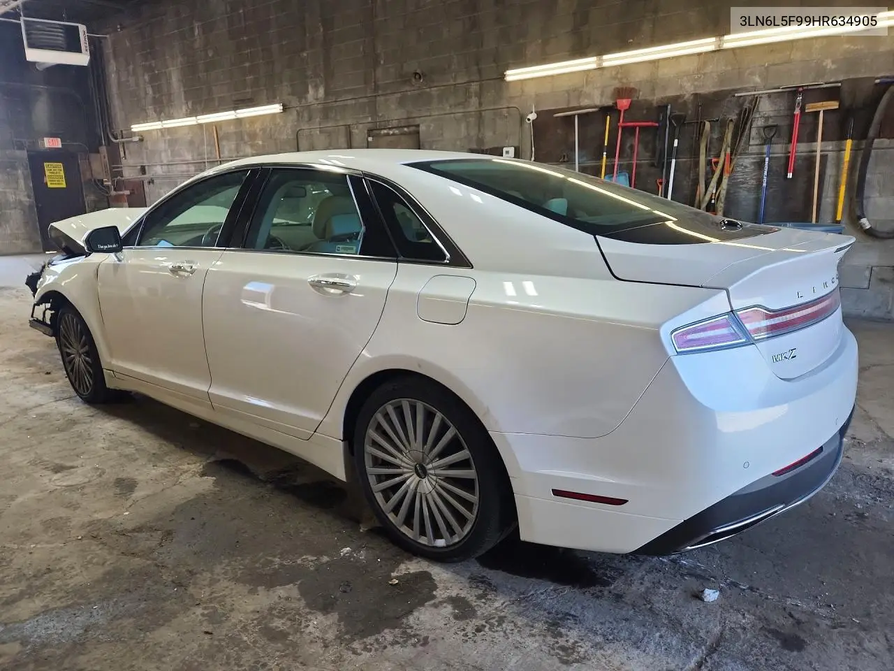 2017 Lincoln Mkz Reserve VIN: 3LN6L5F99HR634905 Lot: 59339956